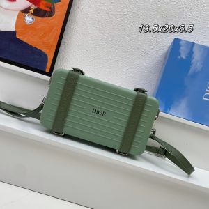 Rimowa x Dior Personal Clutch Aluminum Green